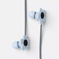 Écouteurs filaires à motif floral, prise audio 3,5 mm et micro intégré